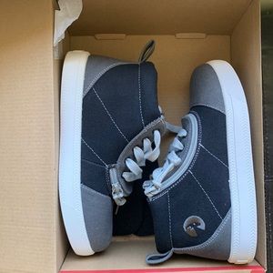 Grey Colorblock BILLY D|R Short Wrap High Tops 2 Wide